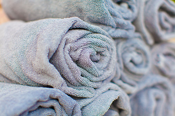 Image showing wrapped towels