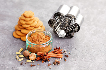 Image showing gingerbread spices