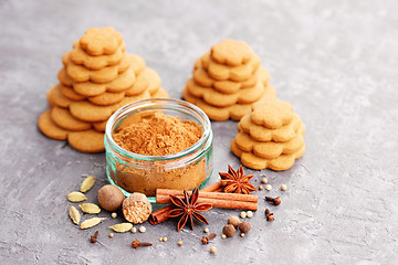 Image showing gingerbread spices