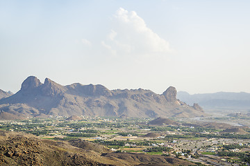 Image showing Landscape and mountains Oman