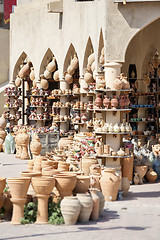 Image showing Pottery market Nizwa