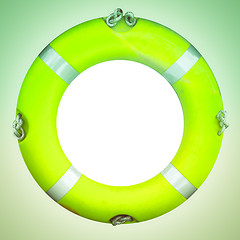 Image showing Retro look Lifebuoy