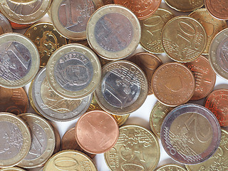 Image showing Euro coins