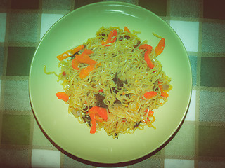 Image showing Retro look Noodles