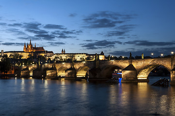 Image showing Prague at night.