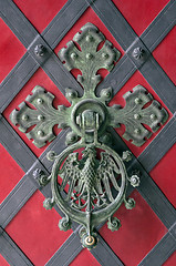 Image showing Castle door knocker.