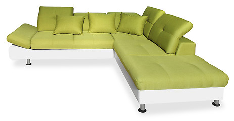 Image showing Big green sofa