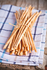 Image showing bread sticks grissini 