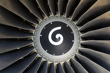 Image showing Jet engine detail.