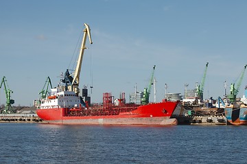 Image showing Industrial dock