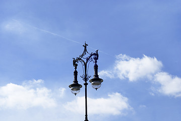 Image showing Alte Strassenlaterne in Berlin