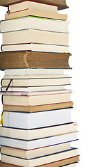 Image showing a pile of books