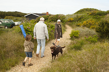 Image showing family holiday in Denmark
