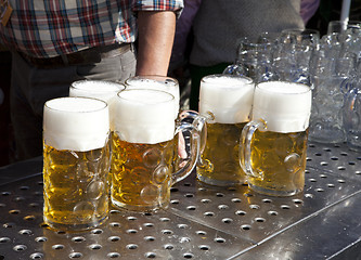 Image showing fresh beer Oktoberfest