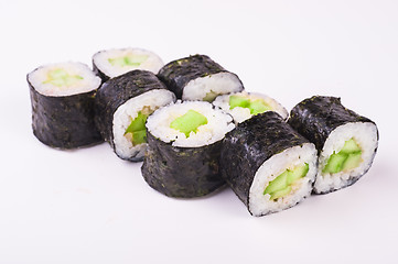Image showing cucumber roll