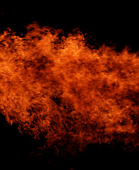 Image showing Fire background