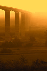 Image showing Large highway viaduct ( Hungary)