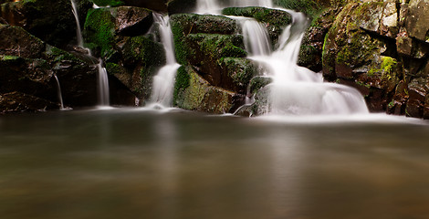 Image showing Beautiful waterfall