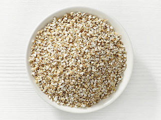 Image showing bowl of barley