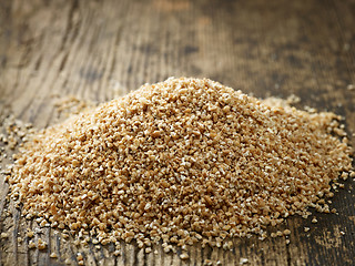 Image showing heap of wheat grits