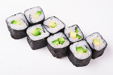 Image showing cucumber roll