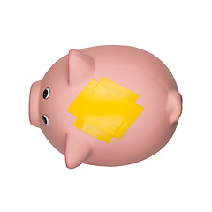 Image showing Piggy bank sealed 