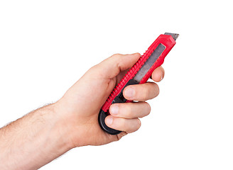 Image showing Utility knife isolated