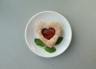 Image showing cookies heart