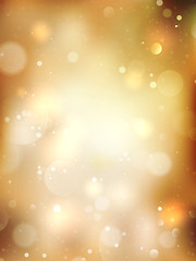 Image showing Christmas Golden Background. EPS 10