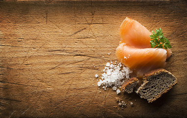 Image showing Smoked salmon