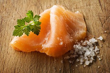 Image showing Smoked salmon