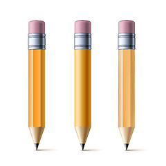 Image showing Yellow pencils