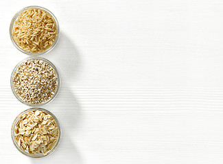 Image showing various types of cereal grains