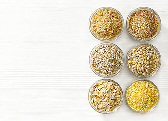 Image showing various types of cereal grains