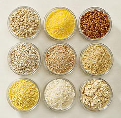 Image showing various kinds of cereal grains