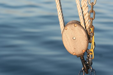 Image showing Ship rigging