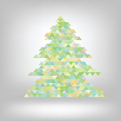Image showing abstract green spruce