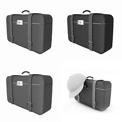 Image showing Traveler's suitcase set 