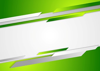 Image showing Abstract green corporate background