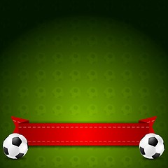 Image showing Soccer football vector background