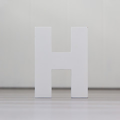 Image showing One letter - H