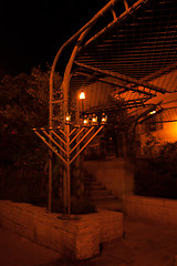 Image showing Chanuka lights in Jerusalem