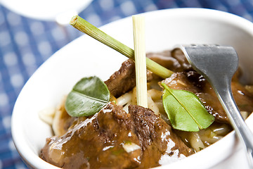 Image showing Beef noodle