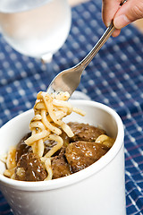 Image showing Beef noodle