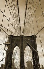 Image showing Brooklyn Bridge, New York 