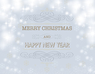 Image showing merry christmas and happy new year