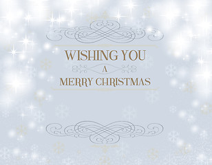 Image showing wishing you a merry christmas 