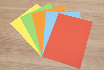 Image showing diversified colorful paper