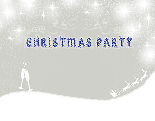 Image showing christmas party newcard