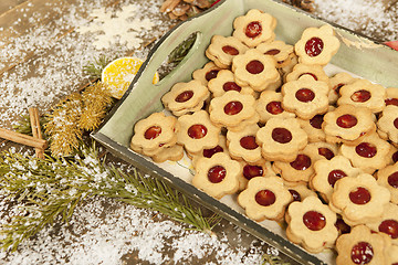 Image showing cookies with jam